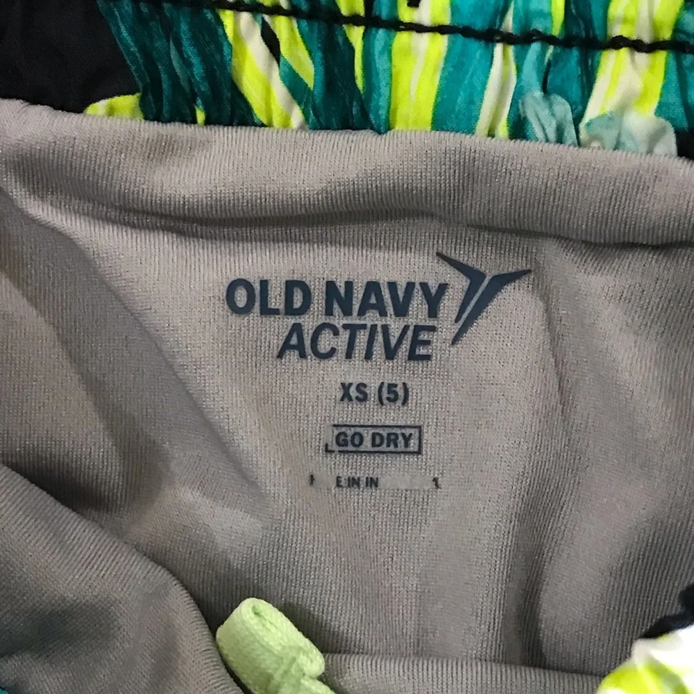 Old Navy Girls Activewear Gymnastics Gym Dance Short & Top Set Size 4 / 5 XS